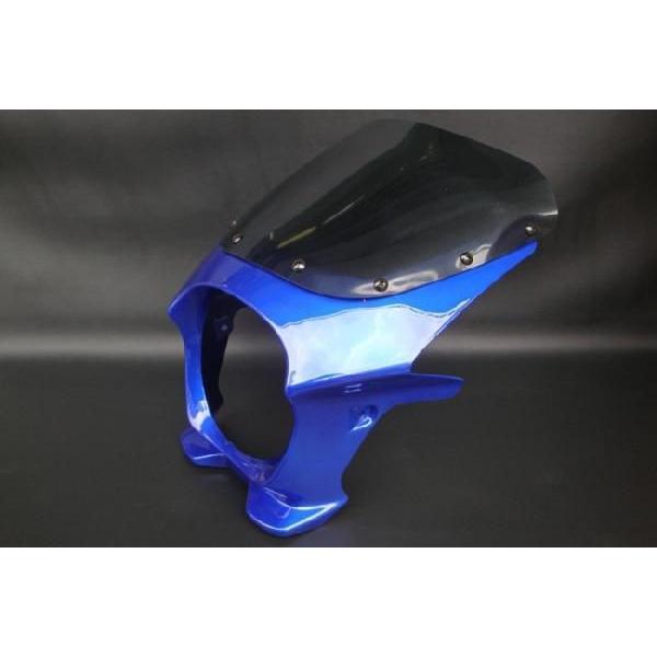 ZEPHYR750 ゼファー750) ビキニカウル 青/ブルー (エアロスクリーン