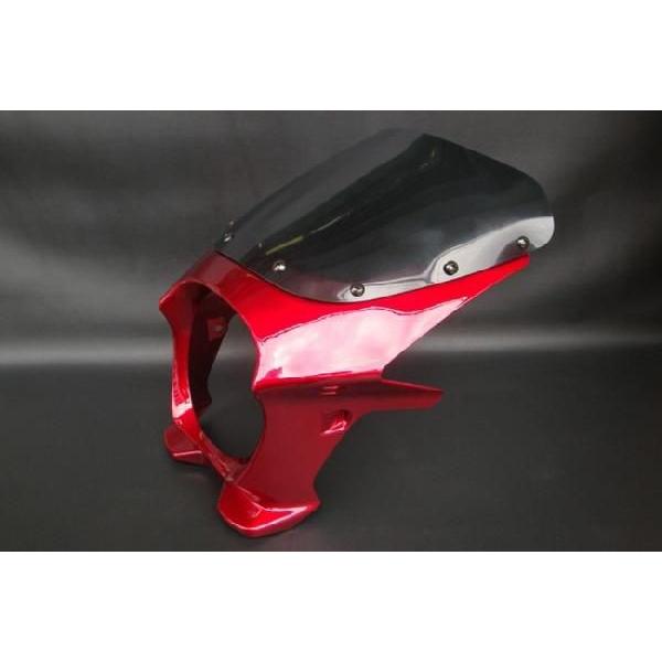 ZEPHYR750 ゼファー750) ビキニカウル 赤/レッド (エアロスクリーン