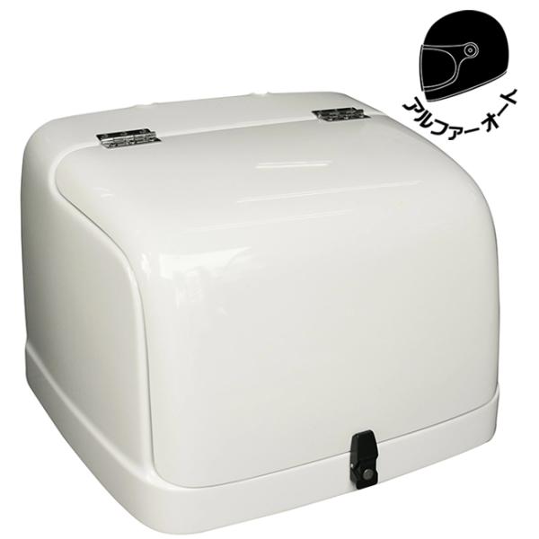 送料無料 ジャイロキャノピー用 純正風 トランクタイプ リアボックス 白 ta02 ta03 リヤボックス トップケース FRP 白ゲル 軽量 鍵付 国内生産