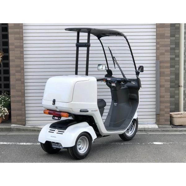 送料無料 ジャイロキャノピー用 純正風 トランクタイプ リアボックス 白 ta02 ta03 リヤボックス トップケース FRP 白ゲル 軽量 鍵付 国内生産_7