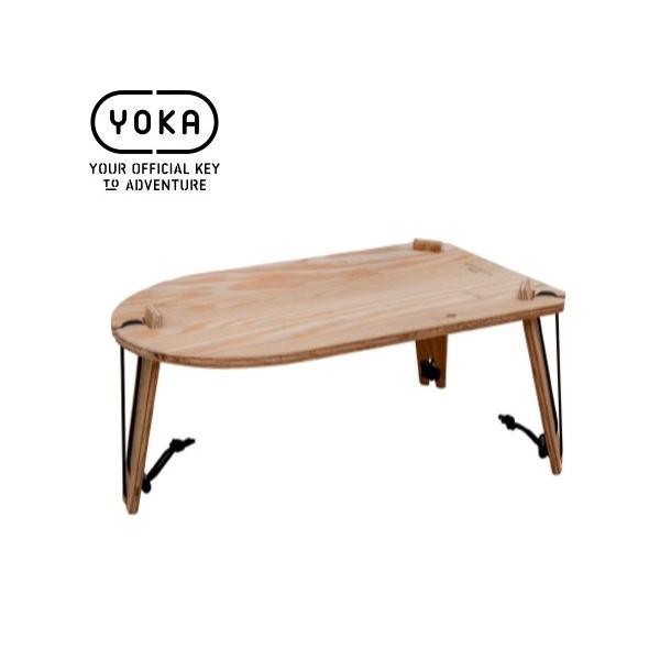 YOKA(ヨカ) ミニテーブル TRIPOD TABLE SOLO トライポッドテーブル・ソロ アウトドア キャンプ 折り畳みテーブル 木製 おしゃれ アウトドア 日本製