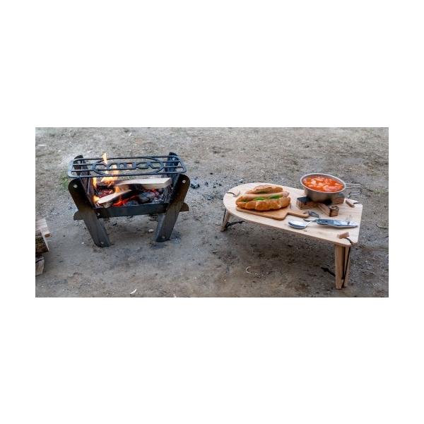 YOKA(ヨカ) ミニテーブル TRIPOD TABLE SOLO トライポッドテーブル・ソロ アウトドア キャンプ 折り畳みテーブル 木製 おしゃれ アウトドア 日本製_3