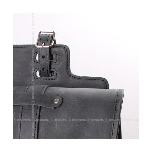 DEGNER デグナー SB-64IN レザーサドルバッグ ブラック 20L_1