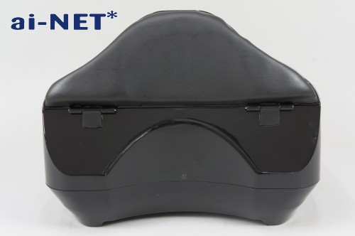 1ヶ月保証付 リアボックス トップケース ベンツ風 バルカンクラシック400 リアボックス アタッチメント付 汎用品 ブラック 黒_3