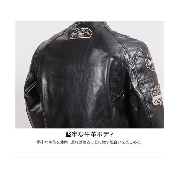 DEGNER デグナー19WJ-24 レザージャケット ブラウン サイズM