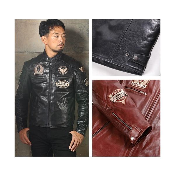 DEGNER デグナー19WJ-24 レザージャケット ブラウン サイズM