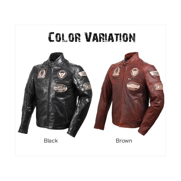 DEGNER デグナー19WJ-24 レザージャケット ブラウン サイズM