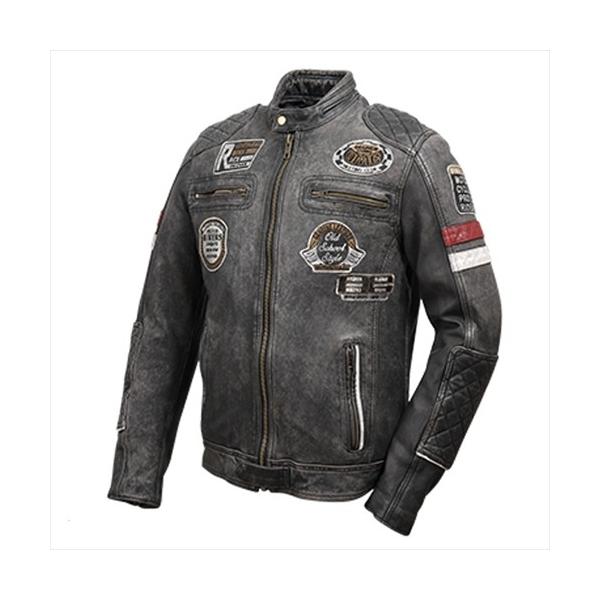 DEGNER デグナー19WJ-13 ワックスシープレザージャケット ブラック サイズL