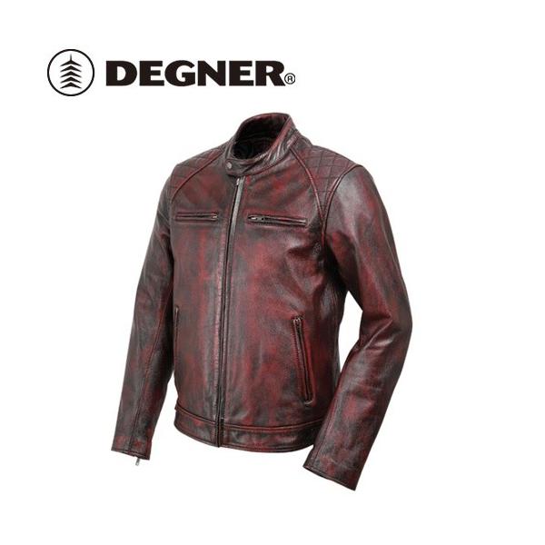 DEGNER デグナー 18SJ-6 ゴートレザージャケット ワイン サイズ2XL