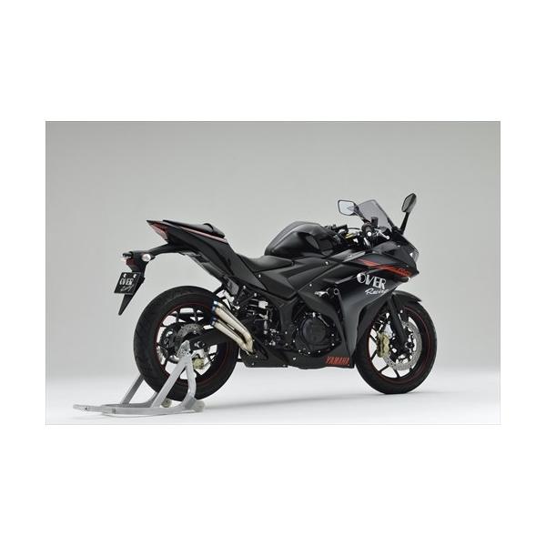 送料無料 オーヴァー OVER チタン ツインメガホンスリップオン YZF-R25