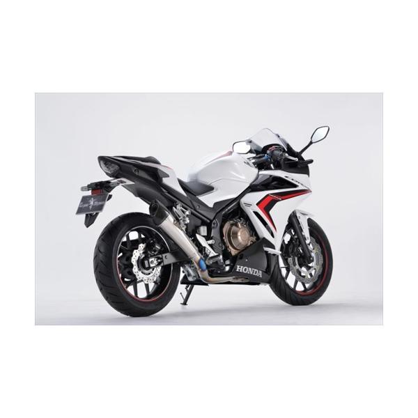 送料無料 アールズギア リアルスペック シングル チタンマフラー タイプR RH41-01RT CBR400R 16-18_2
