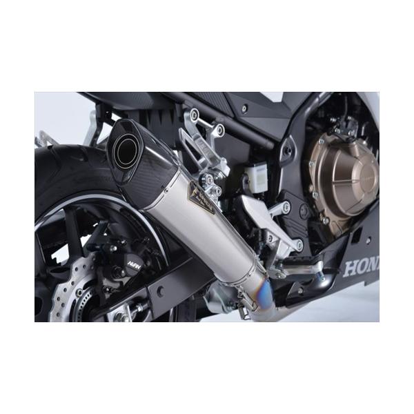 送料無料 アールズギア リアルスペック シングル チタンマフラー タイプR RH41-01RT CBR400R 16-18_3