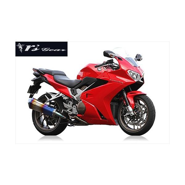 送料無料 アールズギア VFR800F/X用 14- マフラー ワイバン スリップオン クロスオーバルDB WH21-03XD