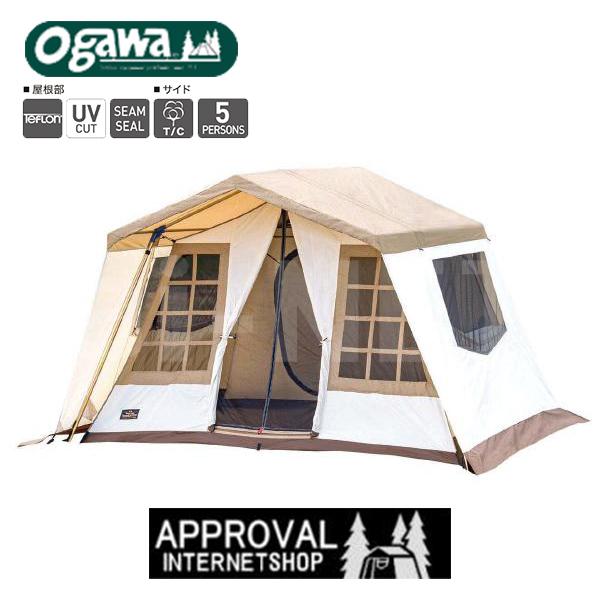 ogawa キャンパルジャパン オーナーロッジ タイプ52R T/C 2253 大型 ロッジ ファミリーテント 小川テント オガワテント アウトドア