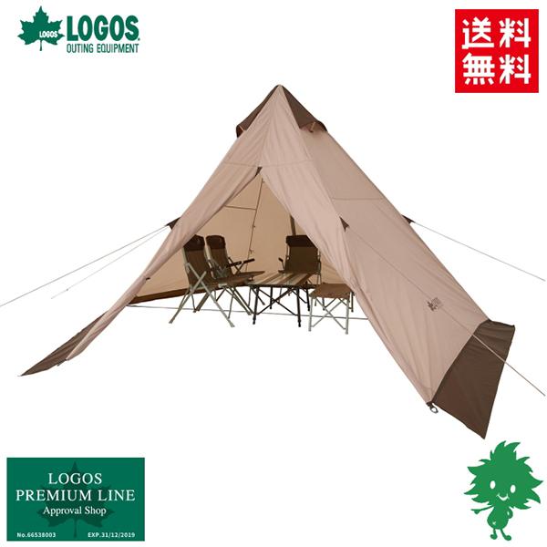 LOGOS ロゴス TRADCANVAS VポールTEPEE400-BA 71805573 ファミリーキャンプ ティピーテント V型ポールテント ツーリングテント キャンプ 防災 災害 地震対策