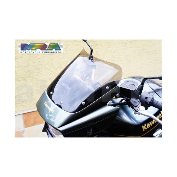 【MRA】スポイラースクリーン MS604C/S ZRX1100/ZRX1200R/ZRX1200DAEG クリア