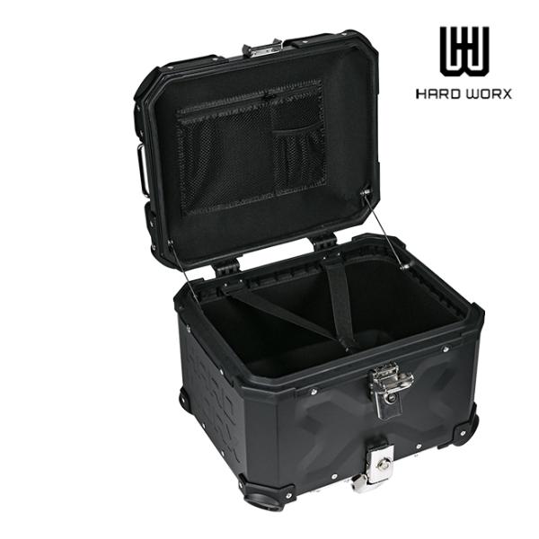 HARD WORX トップケース HXNE45B 45L ハードワークス 78306 45リットル ブラック バイク用 大型 パニアケース リアボックス ツーリング デフスタンダード