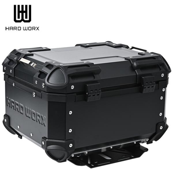 HARD WORX トップケース HXNE36B 36L ハードワークス 78308 36リットル ブラック パニアケース リアボックス ツーリング 防犯(SA) デフスタンダード_3