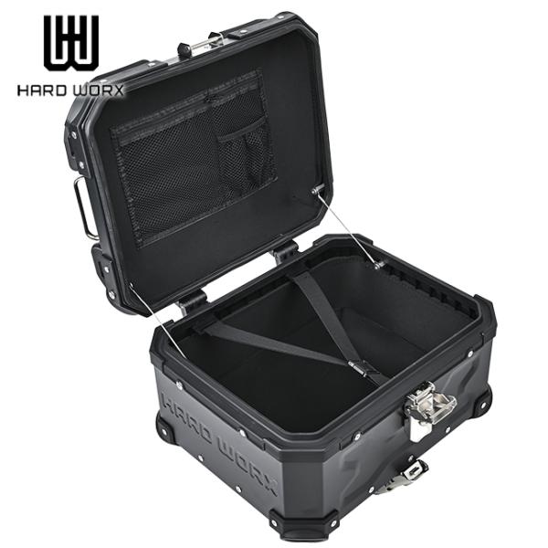 HARD WORX トップケース HXNE36B 36L ハードワークス 78308 36リットル ブラック パニアケース リアボックス ツーリング 防犯(SA) デフスタンダード_5