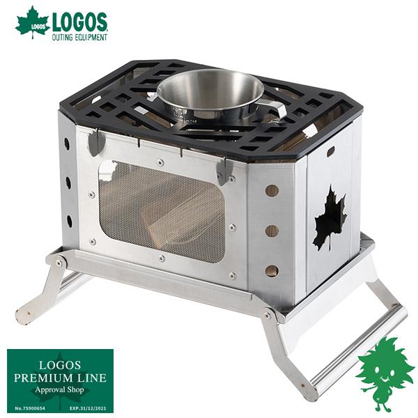 LOGOS ロゴス LOGOS グレートたき火グリル 81064090 BBQ BOX型焚火台 キャンプ アウトドア コンパクト 収納バッグ付き_11