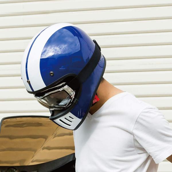 在庫有 送料無料 サンアップ/SUNUP COBRA コブラ BLUE M SM-002 ブルー Mサイズ バイク用 オフロードルックス レーシー コーティングサービス_5