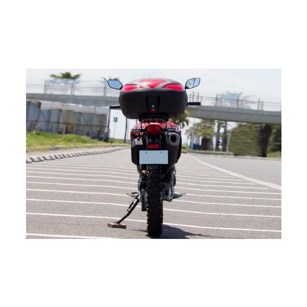 スプリングセール ワールドウォーク CRF250L/Ls用リアキャリア 43Lリアボックスセット wca-54-hwb43 インナー付き カスタムパーツ バイク_4