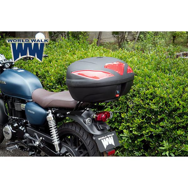 WW/ワールドウォーク GB350専用リアキャリア 43Lボックスセット　wca-55-hwb43　取付　お得なリアボックスセット　HONDA