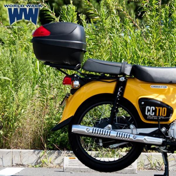 ワールドウォーク クロスカブ110用タンデムシート+キャリアボックス