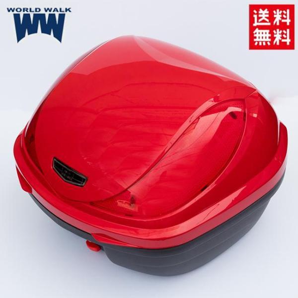WW製 CT125ハンターカブ専用リアボックス グローイングレッド 純正色 塗装リアボックス32L hwb32-4-RED バイクボックス