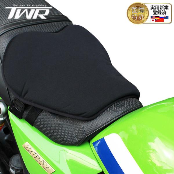 在庫有 TWR製 ジェル楽クッション スタンダード TWR GEL LA CUSHION バイク シートクッション 座布団 ゲルクッション ジェル 快適 ツーリング