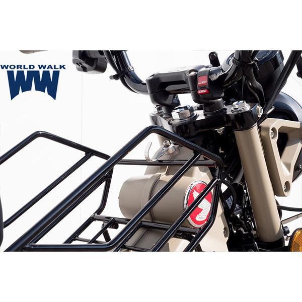 日本製 WW製 ワールドウォーク ハンターカブ CT125用 センターバスケット 積載 アクセサリー バイク用品 wca-bsk-1 キャリア_5