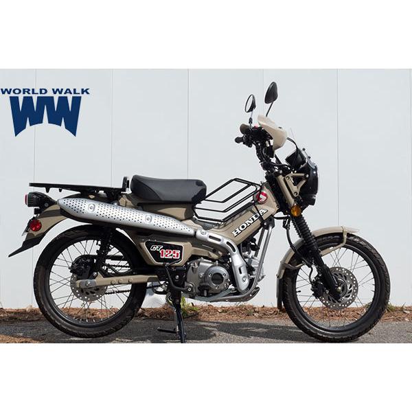 日本製 WW製 ワールドウォーク ハンターカブ CT125用 センターバスケット 積載 アクセサリー バイク用品 wca-bsk-1 キャリア_6