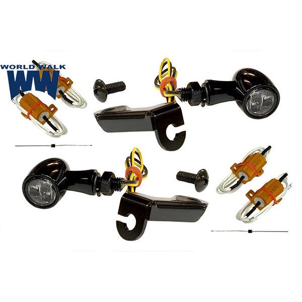 WW製/ワールドウォーク カブ110用マイクロウィンカーキット スーパーカブ110 2BJ-JA44 2018-2021年式 wh-6-7