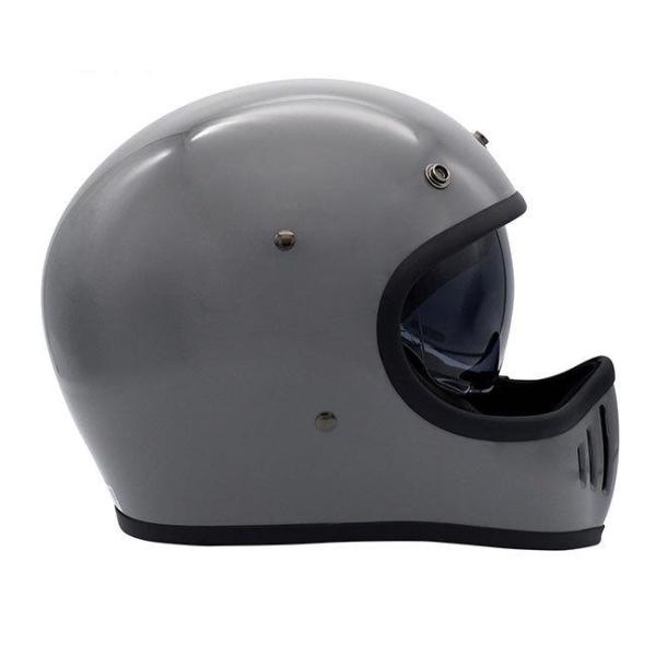 在庫有 送料無料 サンアップ/SUNUP THE BLASTER PILOT ブラスター インナーサンバイザー内蔵 SM-001 フルフェイス 超軽量 グロスグレイ L_2