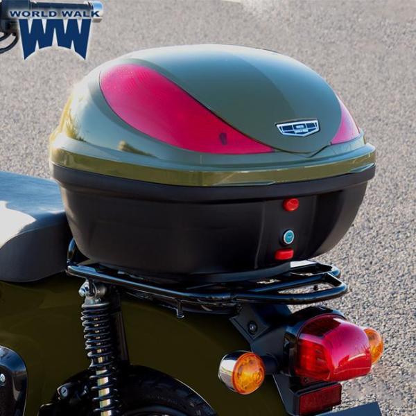 WW製 純正色塗装 クロスカブ110用 クロスカブ50用 リアキャリア ボックスセット(カムフラージュグリーン）wca-43-hwb32-3-GRE