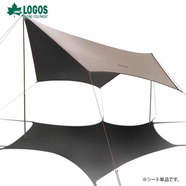 LOGOS ロゴス Tradcanvas ブリッジソーラーヘキサタープ　M-BB 耐風性 難燃性 ソーラーブロック スクリーンタープ 71202001　収納バッグ付