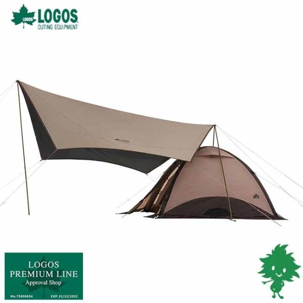 セット品 LOGOS/ロゴス タープVポール 71909015 + Tradcanvas ソーラー