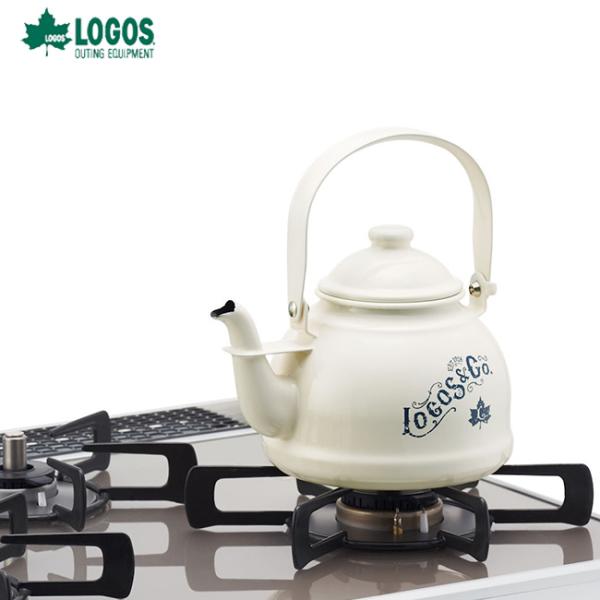 LOGOS/ロゴス レイリー・ホーローケトル 1.5L 81280041 ホーロー製 ケトル たき火 1.5L 大容量 直火OK アウトドア 日本製 クッカー
