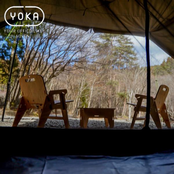 YOKA(ヨカ) YOKA CABIN 蚊帳 蚊除け 防虫ネット テントアクセサリー キャンプアウトドア 収納袋付き ヨカ キャビン テント スクリーン_2