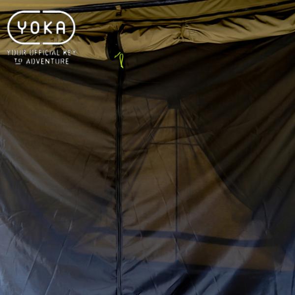 YOKA(ヨカ) YOKA CABIN 蚊帳 蚊除け 防虫ネット テントアクセサリー キャンプアウトドア 収納袋付き ヨカ キャビン テント スクリーン_4