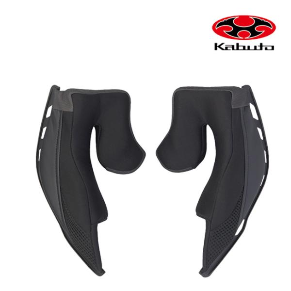 OGK KABUTO カブト AEROBLADE-6 チークパッドセット ダークグレー XS