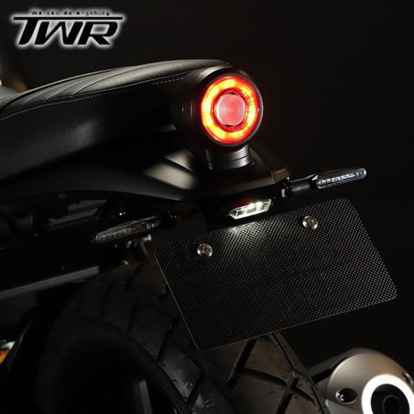 送料無料 ZAMA製 スムースダークフェンダーレスキット ZM-0002 ツイントレード YAMAHA XSR155用 ブラック リアフェンダー 日本製