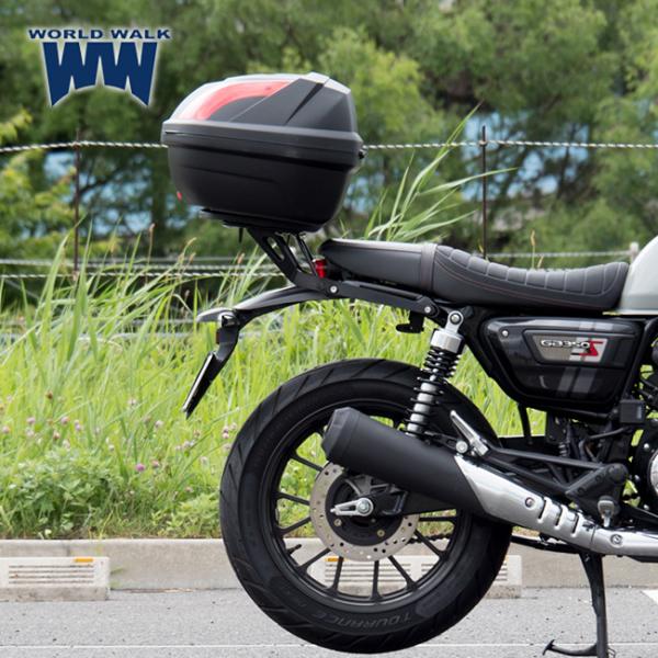 WW製/ワールドウォーク ホンダGB350S用キャリア+48Lボックス+バッグ