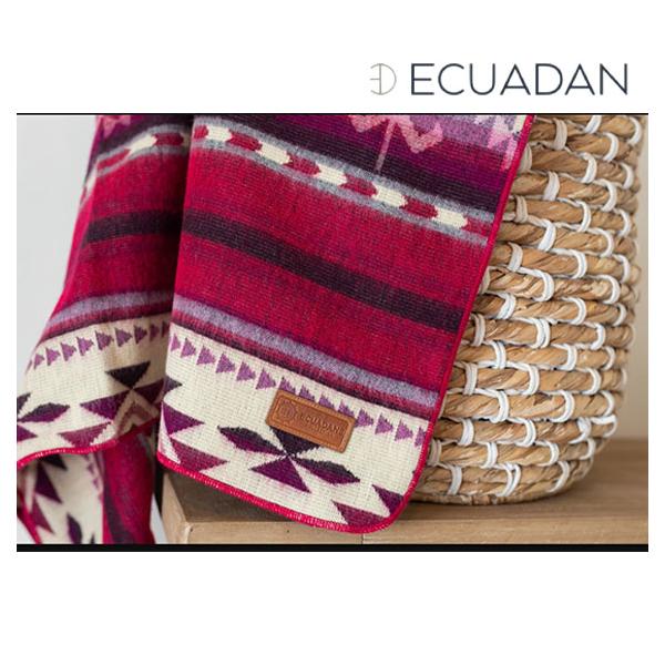 正規品 ECUADANE エクアデン ブランケット クイーンサイズ Cotacachi SUNSET コタカチサンセット BL03MB0401 モッズアクリル材料 毛布 ひざ掛け タオルケット_6