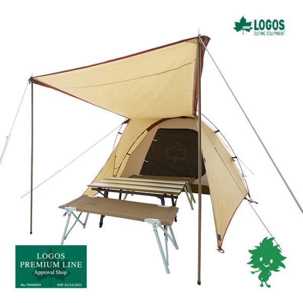 LOGOS/ロゴス LOGOS Fes ツアードーム M-BC テント 軽量 大型前室 簡単設営 71201082 ドーム型テント ２ルームテント 3〜4人用 防災 災害 地震対策