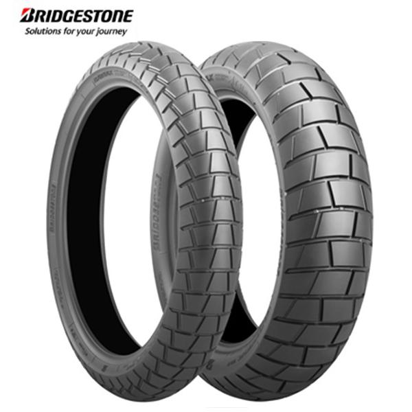 前後 ブリヂストン BATTLAXADVENTURETRAIL AT41 110/80R19&amp;130/80R17 M/C TL