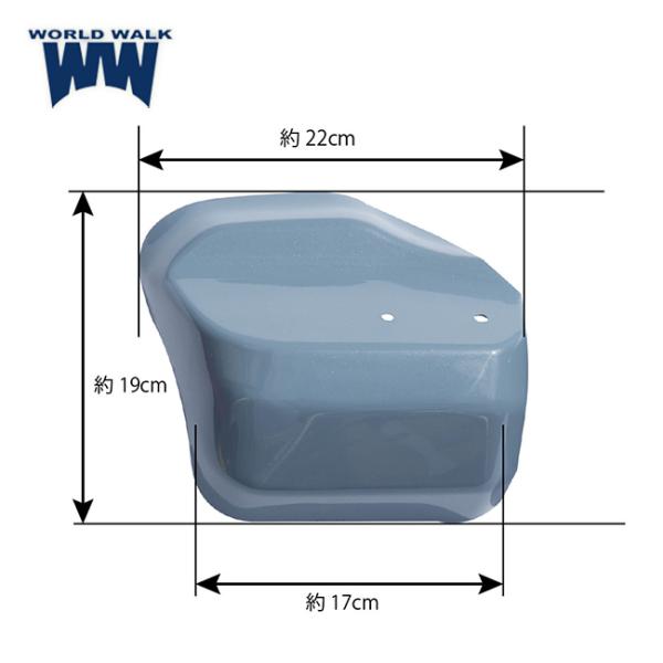 納期約1ヶ月〜 ワールドウォーク ダックス125専用 塗装ナックルガード パールネビュラレッド ws-44-RD 8BJ-JB04対応 防風 防寒_11