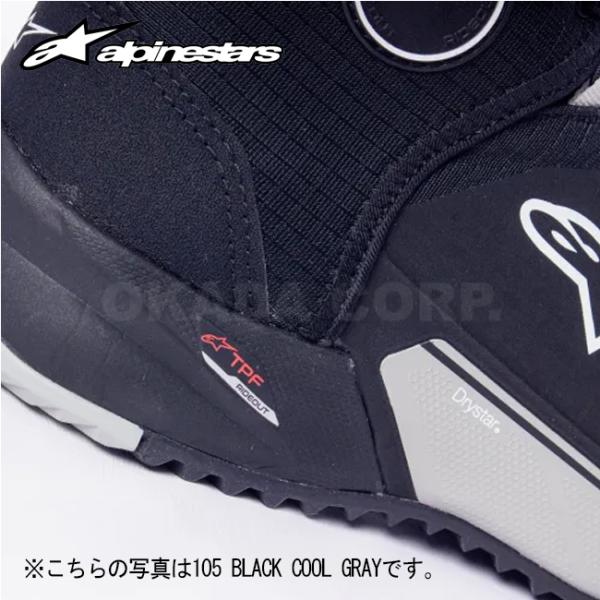 マイクロファイバータオルプレゼント アルパインスターズ CR-X DRYSTAR RIDING SHOE 12 BLACK WHITEドライスターライディングシューズ 黒いこと白いこと 26.5糎