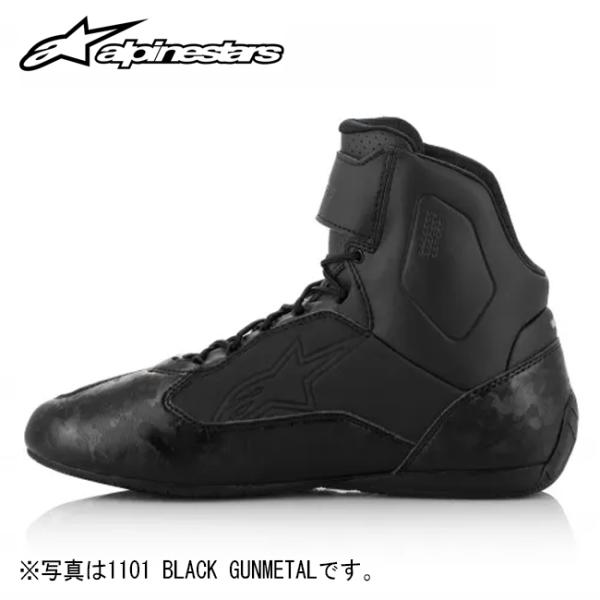 マイクロファイバータオル83287 貨物輸送無料 アルパインスターズ FASTER-3 SHOE 1182 BLACK DARK GRAY GUM ファスタースリー ブラックダークグレイガンメタ 25.5糎