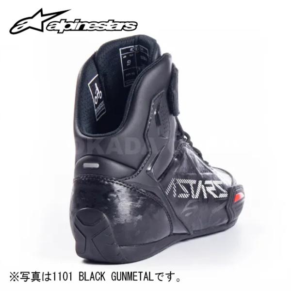 マイクロファイバータオル83287 貨物輸送無料 アルパインスターズ FASTER-3 SHOE 1182 BLACK DARK GRAY GUM ファスタースリー ブラックダークグレイガンメタ 25.5糎